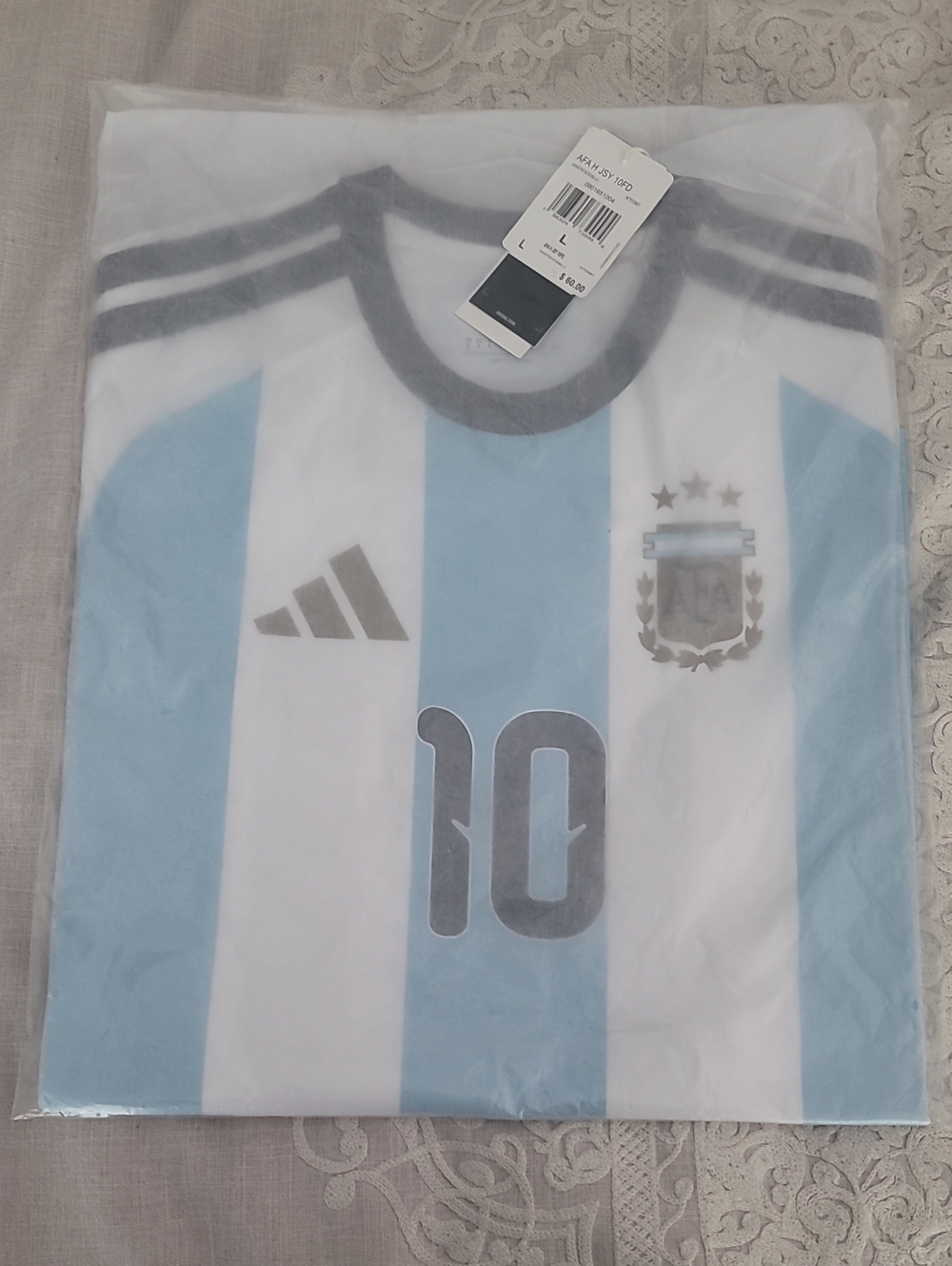 Adidas Argentina 2026 Home Messi Fan Jersey, Messi & # On Back, Variety Of Sizes - Picture 2 of 7